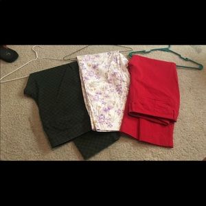 3 pairs of Old Navy Pixie pants
